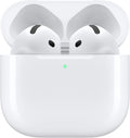Apple AirPods 4 Wireless Earbuds, Bluetooth Headphones, Personalised Spatial Audio, Sweat and Water Resistant, USB-C Charging Case, H2 Chip, Up to 24 Hours of Battery Life, Effortless Setup for iPhone