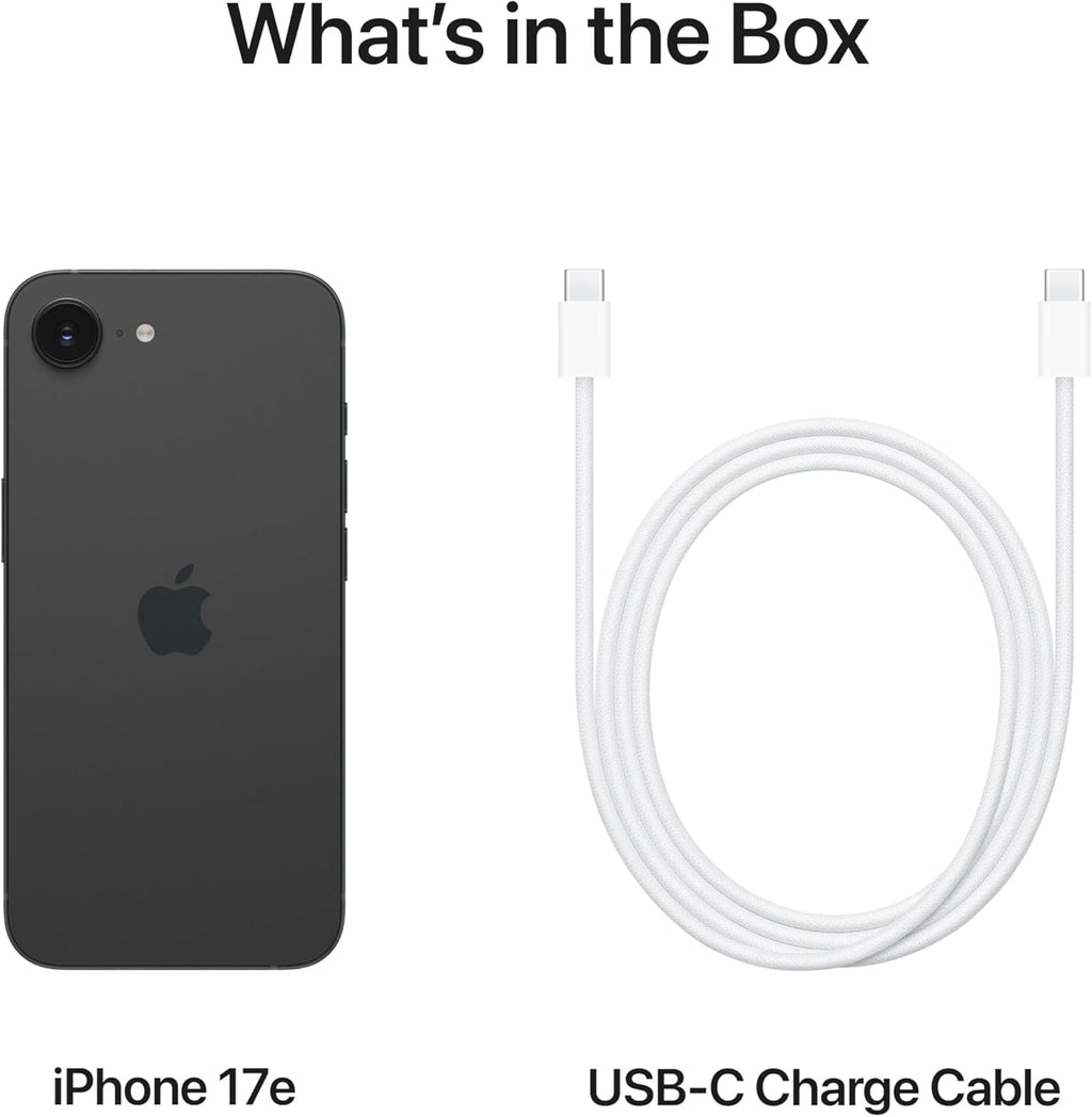 Apple iPhone 17e 256GB: 6.1-inch Super Retina XDR Display, A19 Chip, All-Day Battery Life, 48MP Fusion Camera 256 gb