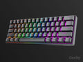 Geeky GK61 60% | Hot Swappable Mechanical Gaming Keyboard | 61 Keys Multi Colour RGB LED Backlight for PC/Mac Gamer| ANSI US American Layout (Black, Mechanical Speed Yellow)